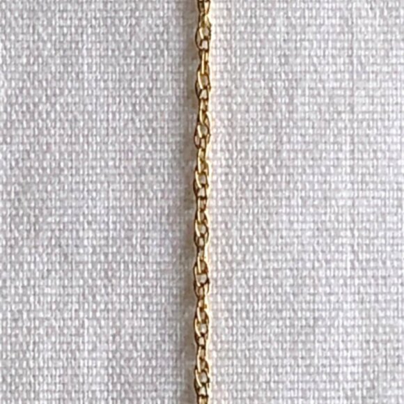 14K Yellow Gold Puffy Heart Pendant and 10K Gold Necklace - Picture 10 of 13